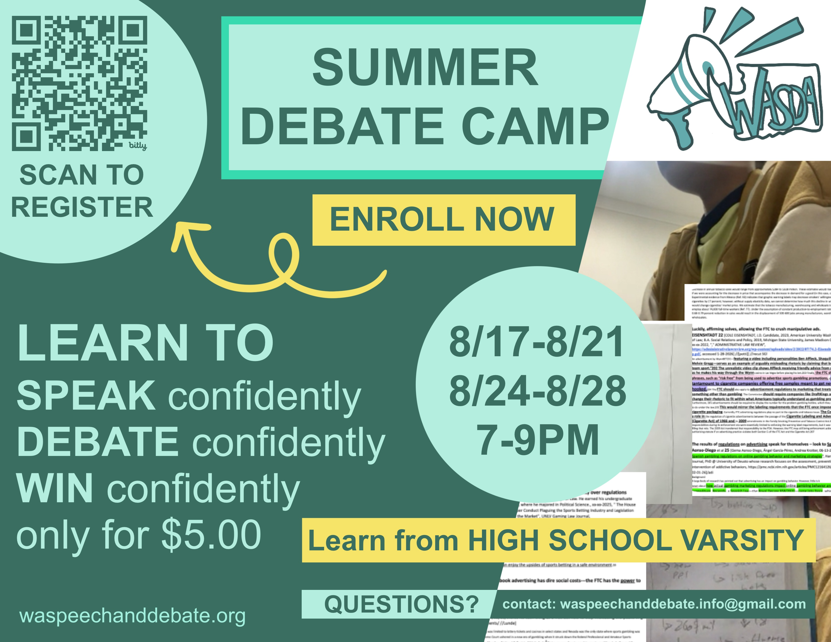 Summer Camp Flyer